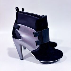 UNITED NUDE Black Eros Heeled Booties